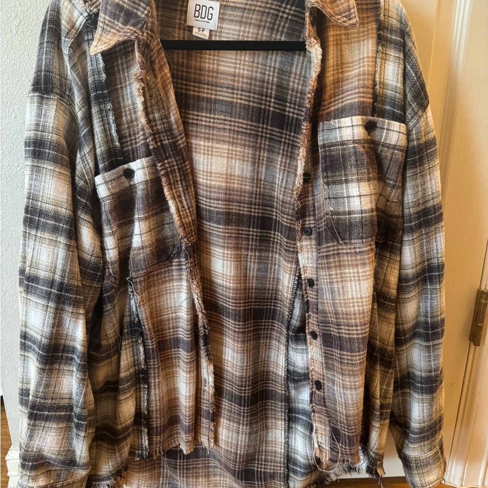 BDG Plaid Flannel Shirt